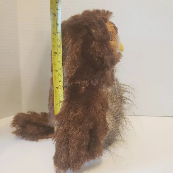 Ganz-Cheektowaga Barred Brown Webkins Stuffed,Plush  Toy Owl. - Picture 10 of 10